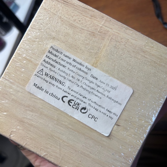 Colorful Wooden Shape Sorting Toy - Picture 4 of 4